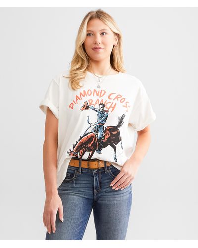 Wrangler My First Rodeo T-shirt - White