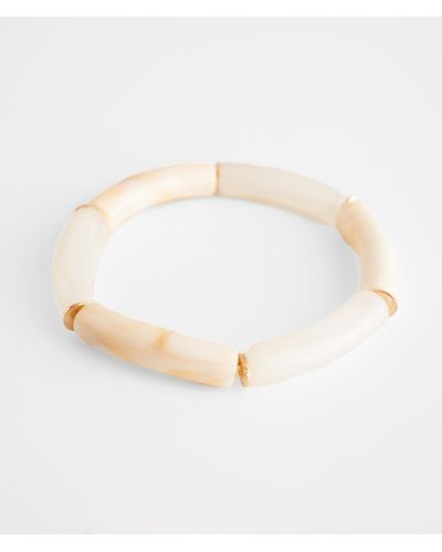BKE Beaded Bracelet - White