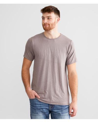 Rustic Dime Solid T-shirt - Gray