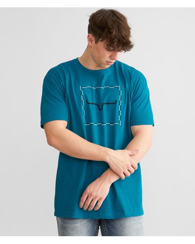Kimes Ranch Brand Box T-shirt - Blue
