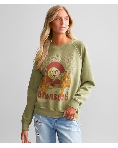 Billabong Here We Go Washed Pullover - Green