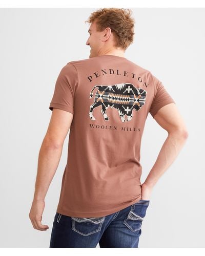 Pendleton Spider Rock Bison T-shirt - Brown