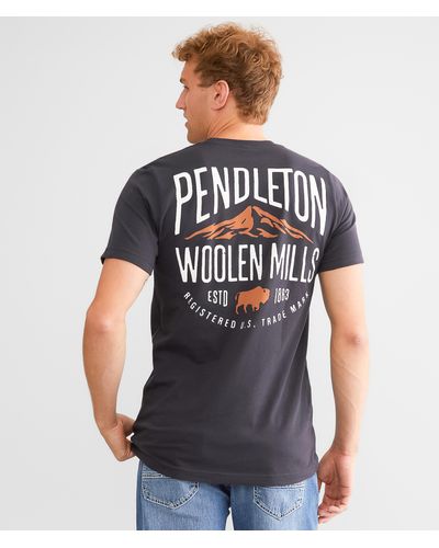 Pendleton Oversized Logo T-shirt - Gray