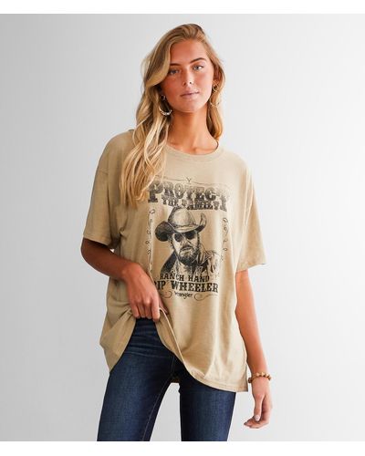 Wrangler Rip Wheeler Ranch Hand T-shirt - Natural