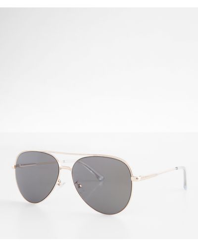 BKE Aviator Sunglasses - White