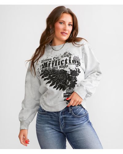Affliction Rock Speed Pullover - White