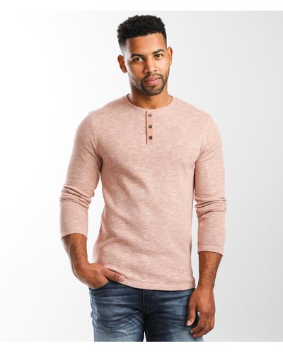 Outpost Makers Marled Henley - Red