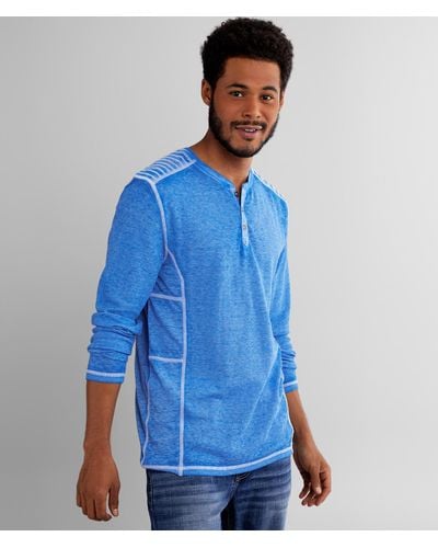 Buckle Black Thomas Thermal Henley - Blue