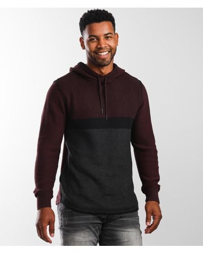 BKE Harrison Hooded Sweater - Gray