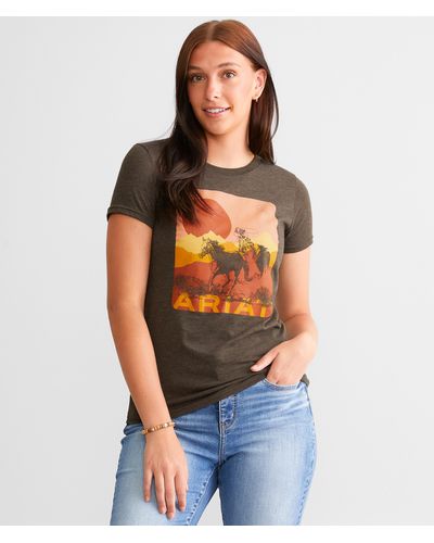 Ariat Mustang Fever T-shirt - Orange