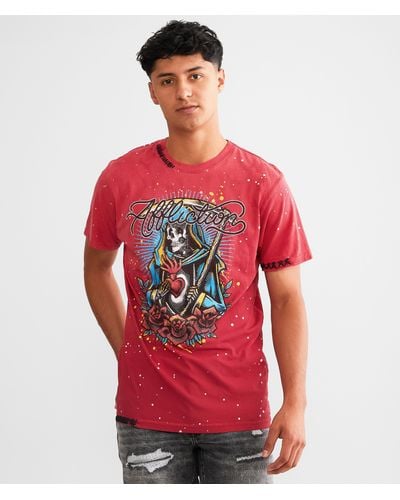 Affliction Paradise Lost T-shirt - Red