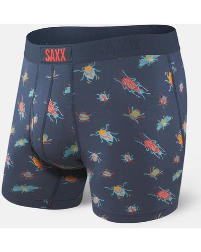 Saxx Underwear Co. Ultra Stretch Boxer Briefs - Blue