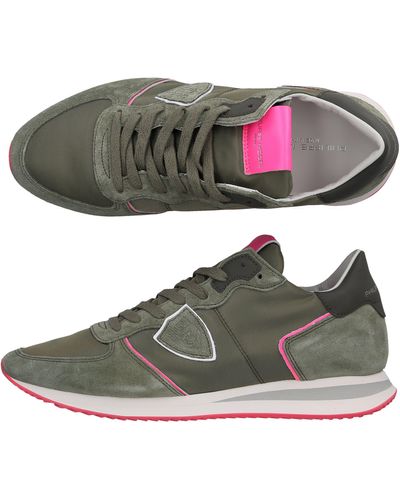 Philippe Model Low-top Trainers Trpx Suede - Grey