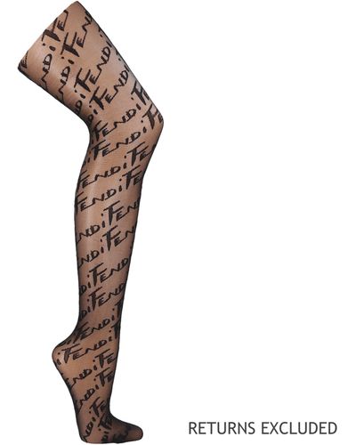 Women's Fendi Tights and pantyhose from $107 | Lyst