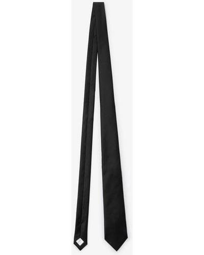 Burberry Silk Tie - Black