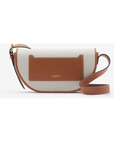 Burberry Small Olympia Bag - Brown