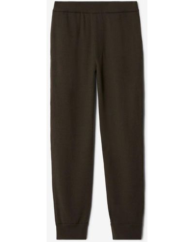 Burberry Wool Jogging Pants - Brown