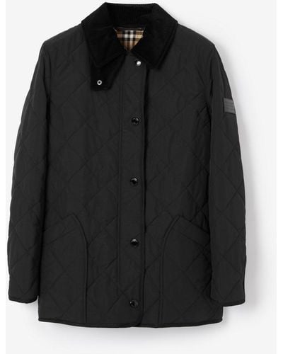 Burberry Thermoregulierende Country-Steppjacke - Schwarz