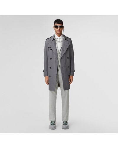 Gray Trench coats for Men | Lyst