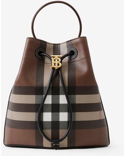 Burberry, Bags, Mini Tb Leather Shoulder Bag
