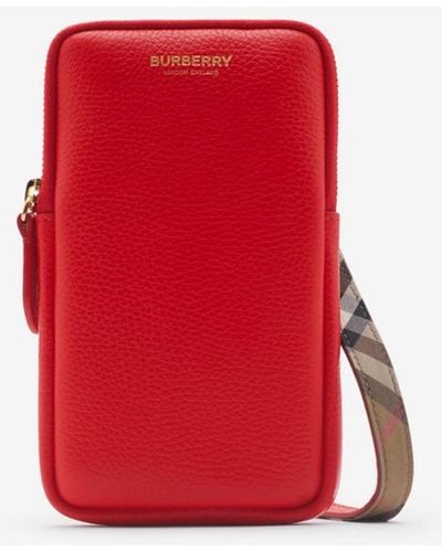 Burberry Phone Pouch - Red