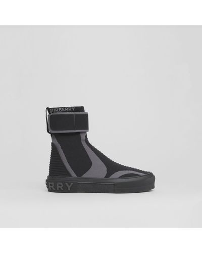 Burberry Sneakers montantes Sub en maille de nylon stretch - Noir
