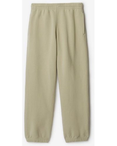 Burberry Cotton Jogging Trousers - Green