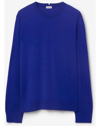 Burberry Wool Sweater - Blue