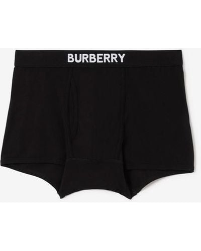 Burberry Boxer en coton - Noir