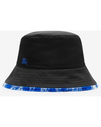 Burberry Reversible Nylon Bucket Hat - Black
