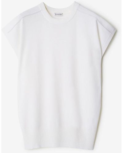 Burberry Wool Top - White