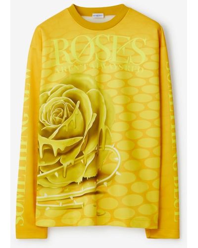 Burberry Rose Top - Yellow