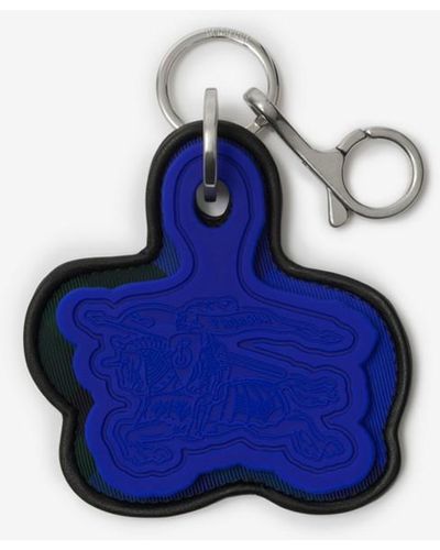 Burberry Ekd Key Ring - Blue