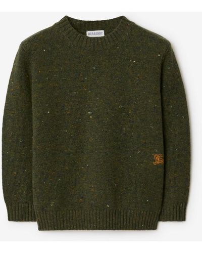 Burberry Wool Cashmere Jumper - Green