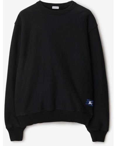 Burberry Cotton Sweatshirt - Black