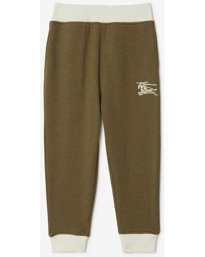 Burberry Cotton Track Trousers - Green