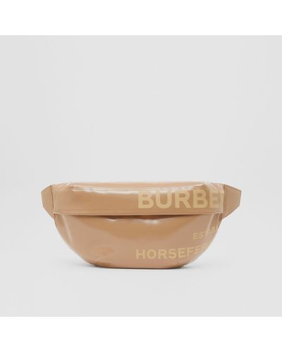 Burberry Extra Large Horseferry Belt Bag - Natural