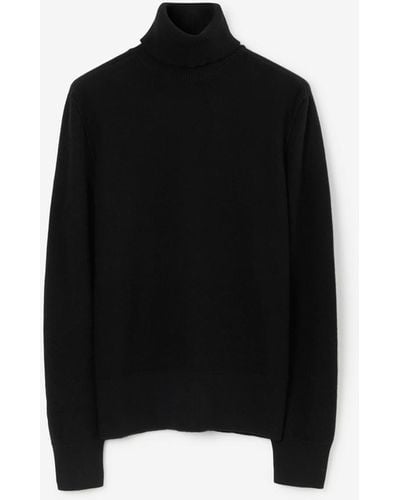 Burberry Wool Cashmere Sweater - Black