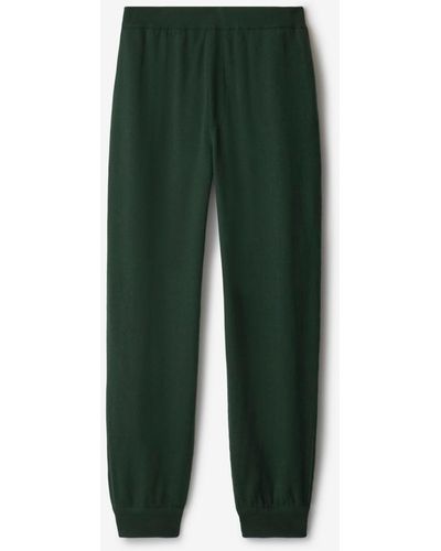 Burberry Pantalon de jogging en laine - Vert