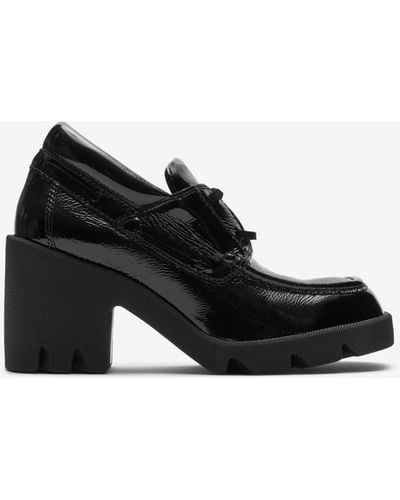 Burberry Leather Stride Loafers - Black