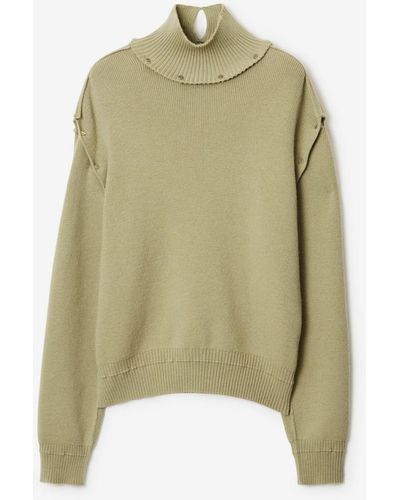 Burberry Wool Blend Sweater - Green
