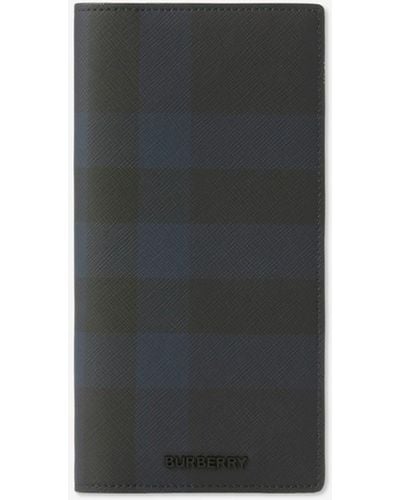 Burberry Check Continental Wallet - Black