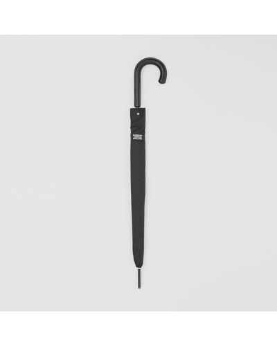 Burberry Regenschirm mit Monogrammmuster - Schwarz