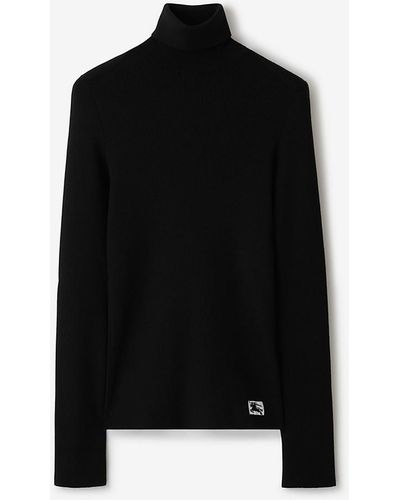 Black Burberry Sweaters and knitwear for Women | Lyst