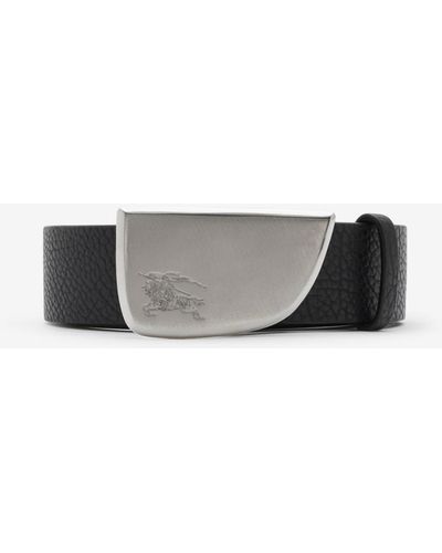 Burberry Leather Shield Belt - Black