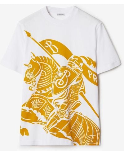 Burberry Ekd Cotton T-shirt - Metallic