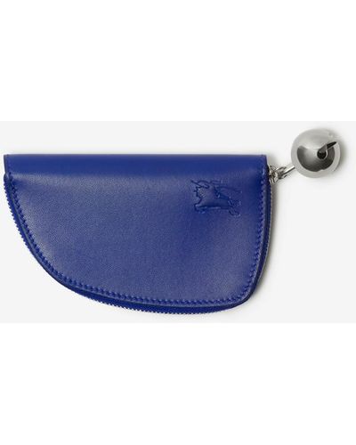 Burberry Shield Coin Pouch - Blue