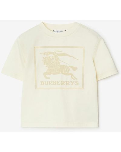 Burberry Ekd Cotton T-shirt - White