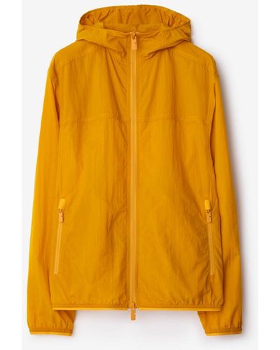 Burberry Ekd Nylon Jacket - Yellow