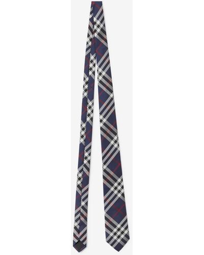 Burberry Cravate classique en soie Vintage check - Multicolore